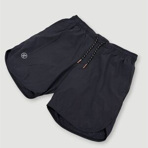 Legends Luka Shorts Mens Medium M Black Lined Performance Running Athletic